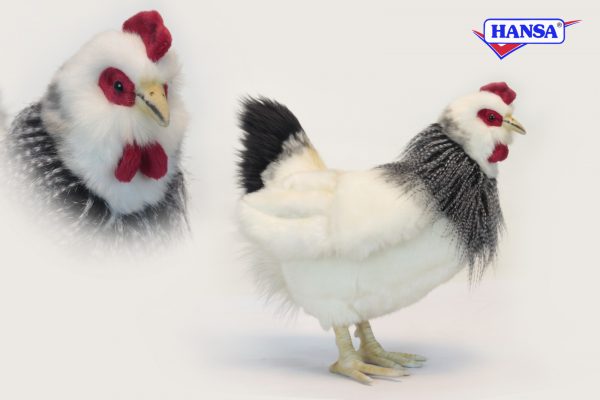 Hansa Beige Hen 5621 Plush Soft Toy Chicken Sold by Lincrafts Established 1993 
