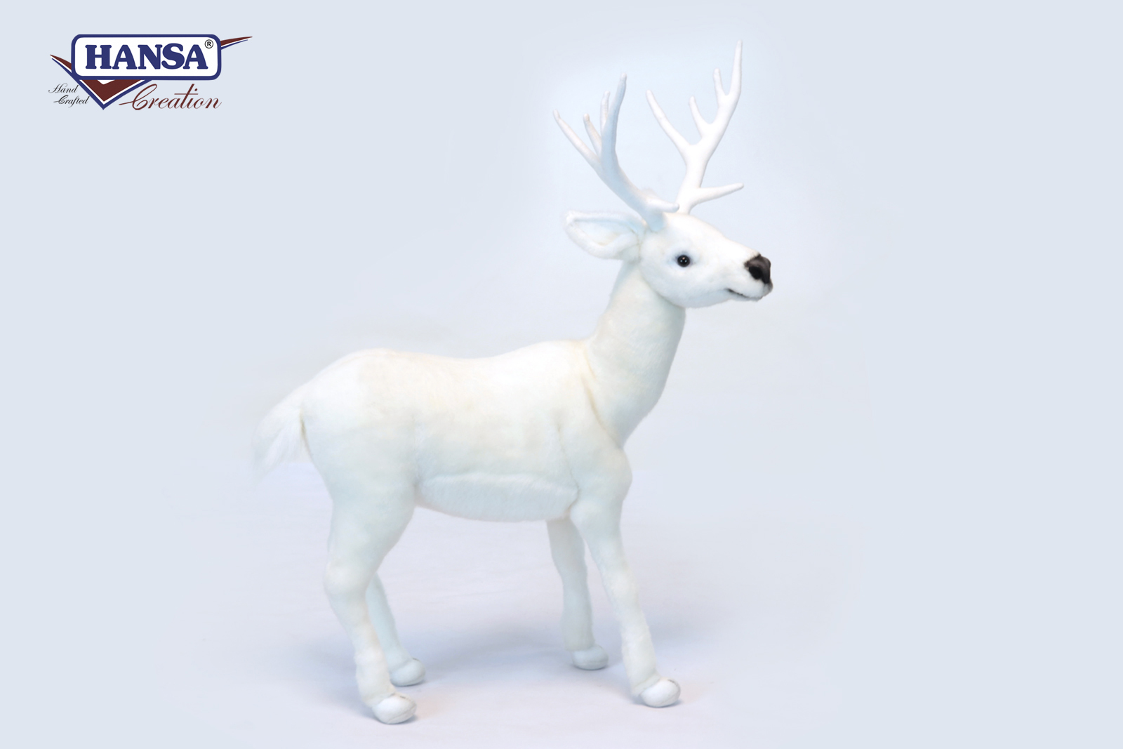 6577-White Tailed Deer (Albino)  – Hansa Creation Inc.